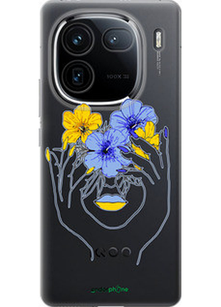 Чехол на vivo iqoo 12 девушка v4 "5276u-3433-72104"