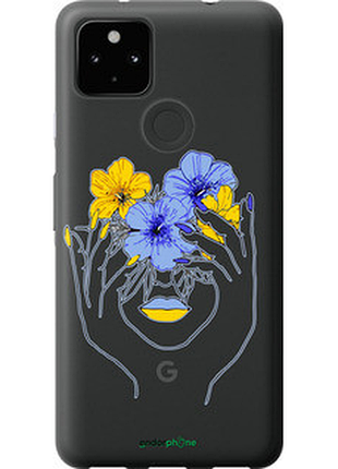 Чехол на google pixel 5a девушка v4 "5276u-2286-72104"