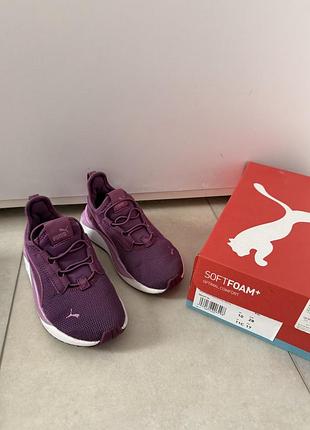 Кросівки для дівчинки puma фіолетові