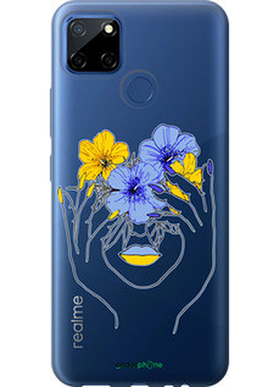 Чехол на realme 7i девушка v4 "5276u-2486-72104"