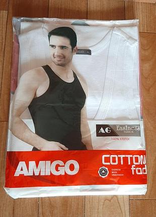 Майка  чоловіча, марка "amigo", білого  кольору