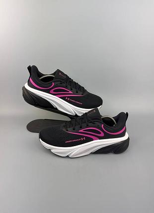 Жіночі кросівки under armour ua w rogue 6 "black / rebel pink"