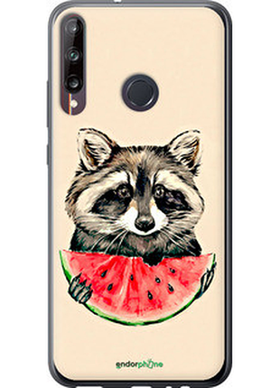 Чехол на huawei p40 lite e енотик с арбузом "4605u-1875-72104"