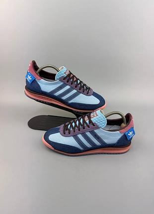 Лімітовані кросівки adidas x kseniaschnaider sl 72 og "denim blue"