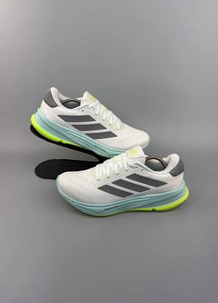 Кроссовки adidas supernova stride "cloud white/aurora black"