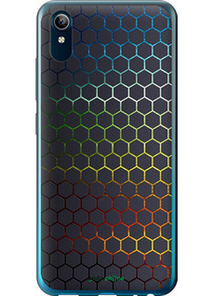 Чехол на vivo y91c переливающиеся соты "498u-1762-72104"