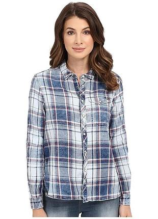 Жіноча сорочка g-star raw tacoma у клітинку (indigo flannel check)