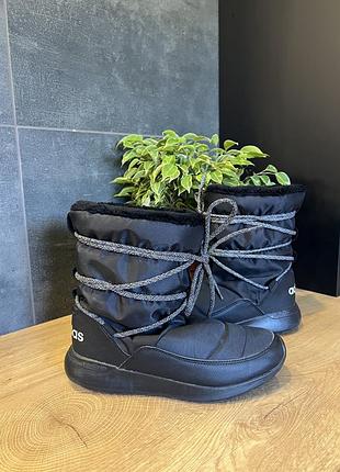 Зимові чоботи снігоходи дутики adidas cloudfoam choleah / winter boot
