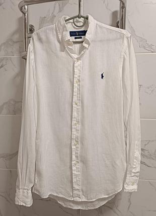 Рубашка из льна, polo ralph lauren рубашка льняная