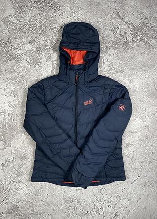 Жіночий пуховик jack wolfskin м розмір мікропуховик jack wolfskin