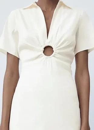 Платье zara белое 5