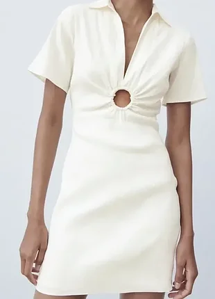 Платье zara белое 6