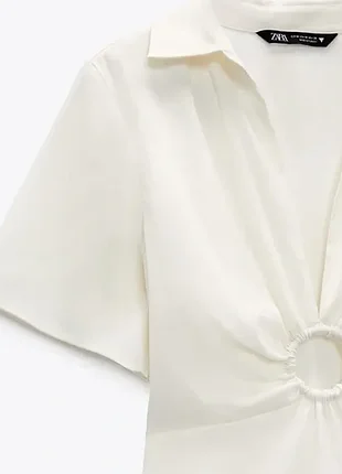 Платье zara белое 8
