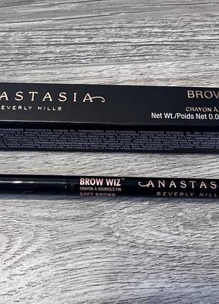 Олівець для брів anastasia beverly hills brow wiz soft brown