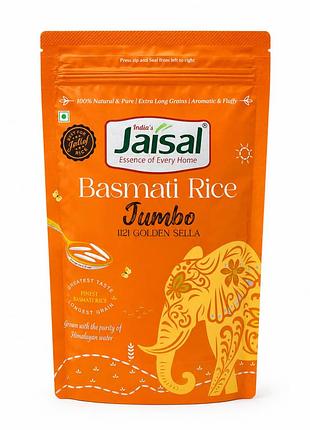 Рис басмати jumbo 1121 golden sella – полностью обрушение, 1 кг