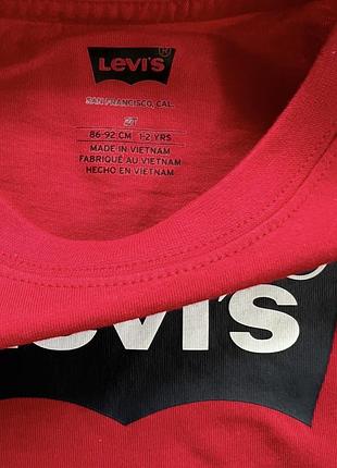 Новий лонгслів levis 1-2 роки 86-92 см 3