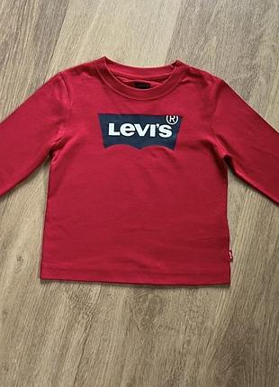 Новий лонгслів levis 1-2 роки 86-92 см 2
