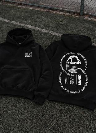 Худі manto "defend yourself" oversize