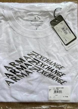 Новый лонгслів armani exchange розмір l 7