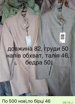Нові пальта жіночі