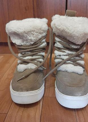 Ботинки женские, марка "steve madden", коричневого цвета