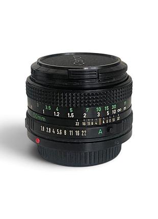 Фото обʼєктив  canon fd 50mm f/1.8
