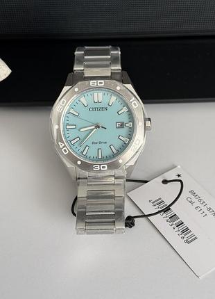 Citizen eco-drive tiffany blue — оригінальний чоловічий годинник