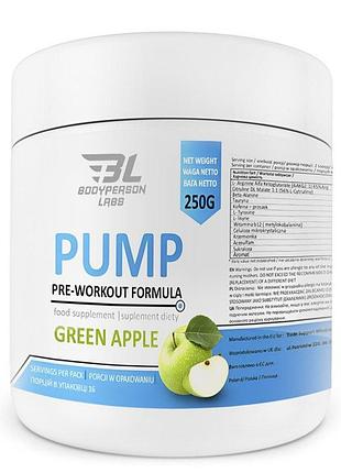 Pre-workout formula - 250g green apple