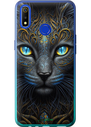 Чехол на realme 3 кошка "5548u-1869-72104"