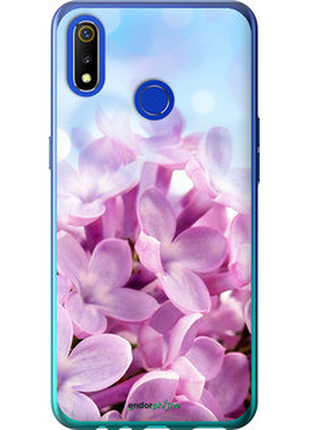 Чехол на realme 3 сирень "527u-1869-72104"
