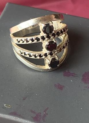 Кольцо серебро 925 7