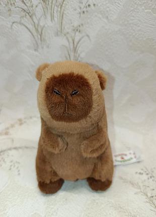 Мягкая игрушка брелок капибара cuddly capybara 2