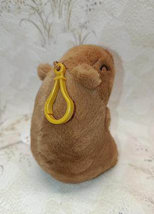 Мягкая игрушка брелок капибара cuddly capybara 3