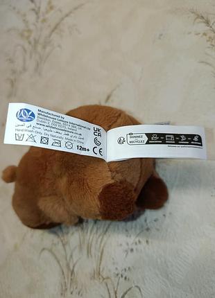 Мягкая игрушка брелок капибара cuddly capybara 6