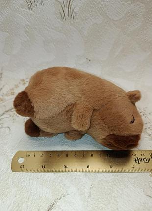 Мягкая игрушка брелок капибара cuddly capybara 4