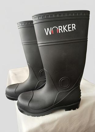 Женские резиновые сапоги 40 размера, стелька 25,5 см (бренд walker)