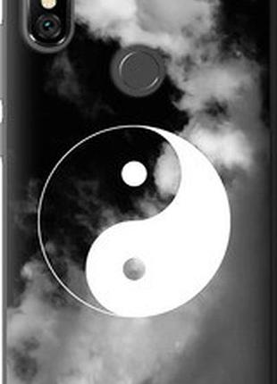 Чехол на xiaomi redmi note 6 pro инь и янь "4389u-1551-72104"