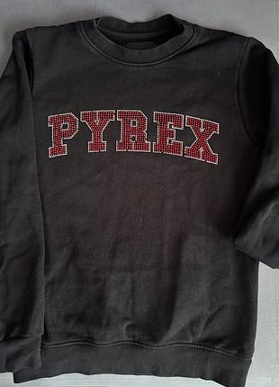 Худі чоловіче pyrex чорне з написом