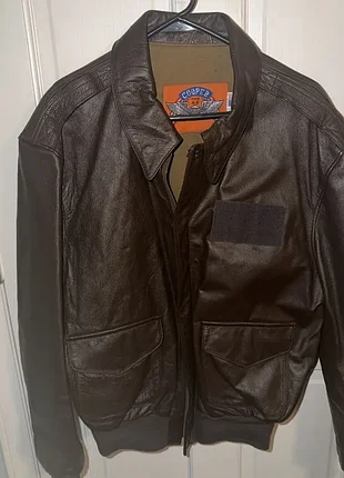 Куртка.usaf, cooper a-2 men's flight jacket aviator vintage 44r genuine goatskin leather Ausa заказ