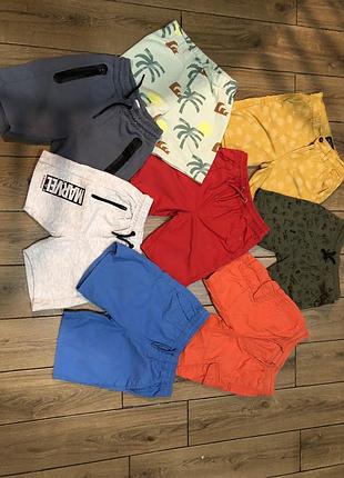 Шорти для хлопчика gap, george, h&m, різнокольорові, 7-8 років