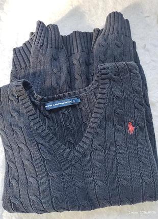 Светр чоловічий polo чорний xl