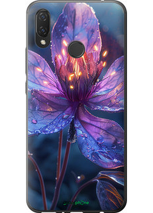 Чехол на huawei p smart plus магический цветок "6038u-1555-72104"