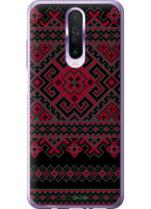 Чехол на xiaomi redmi k30 вышиванка 52 "1763u-1836-72104"