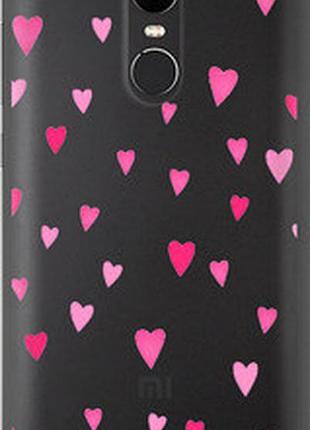 Чехол на xiaomi redmi note 4x сердечки 2 "4763u-951-72104"