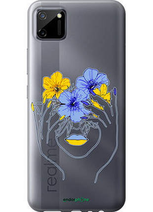 Чехол на realme c11 2020 девушка v4 "5276u-2031-72104"