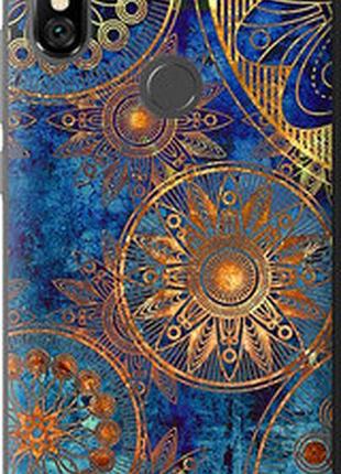 Чехол на xiaomi redmi note 6 pro золотой узор "678u-1551-72104"