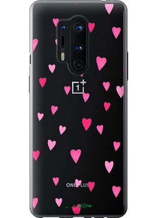 Чехол на oneplus 8 pro сердечки 2 "4763u-1896-72104"