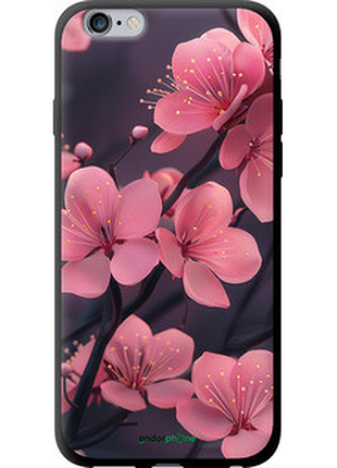 Чехол на iphone 6s plus пурпурная сакура "6075b-91-72104"
