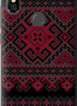 Чехол на xiaomi redmi note 6 pro вышиванка 52 "1763u-1551-72104"