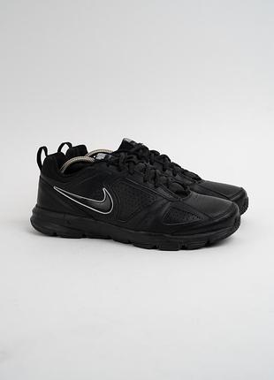 Кроссовки nike t-lite xi мужские кожаные черные размер 43-44